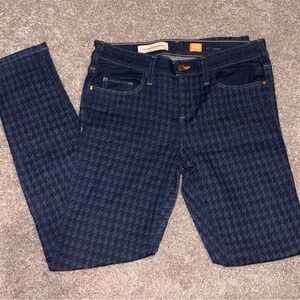 Anthropologie Pilcro Houndstooth Jeans 29